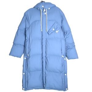 THE ARRIVALS Turbo Puffer Sleeper Coat Vintage Blue Long Sleeve Women's XS